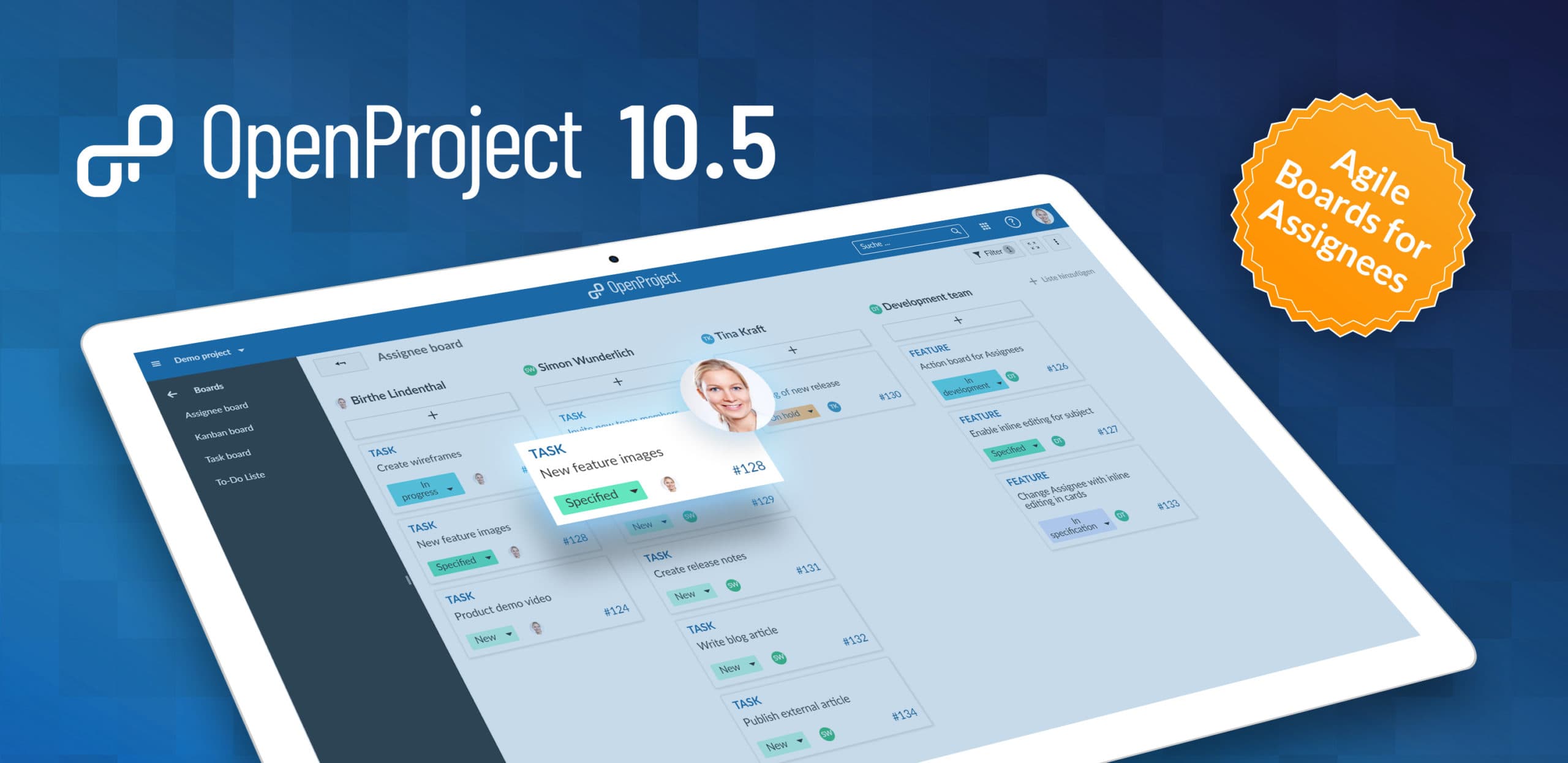 OpenProject 10.5: agile assignee boards, new sorting of versions, and time tracking restrictions removed OpenProject 10.5: agile assignee boards, new sorting of versions, and time tracking restrictions removed