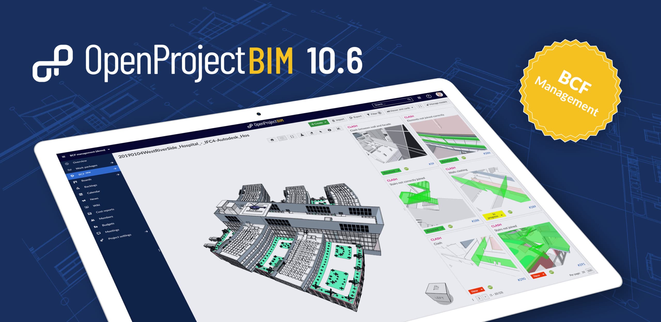 OpenProject BIM 10.6 released with improved BCF Management OpenProject BIM 10.6 released with improved BCF Management