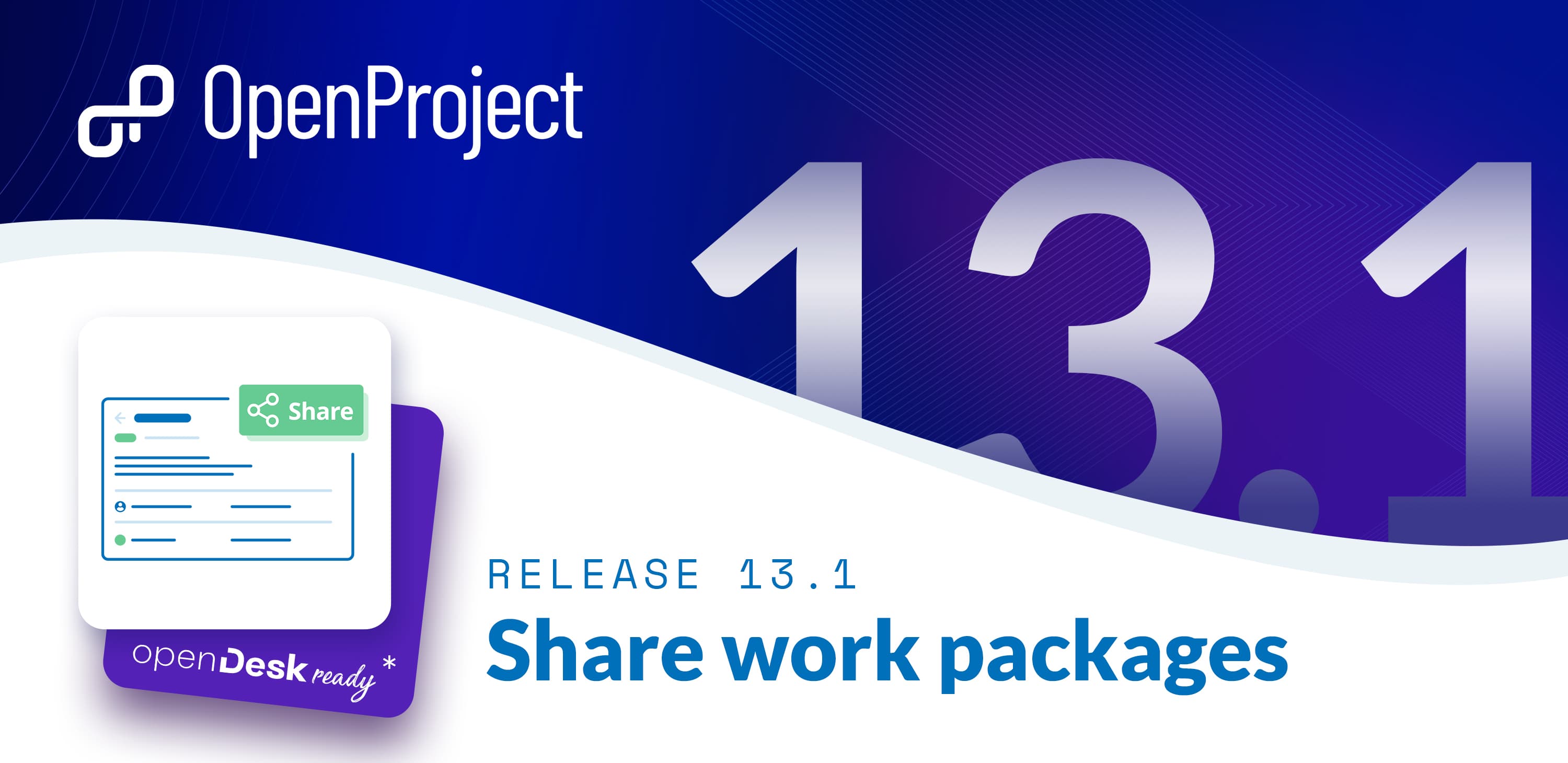 OpenProject 13.1: Share work packages, dynamic meetings and much more OpenProject 13.1: Share work packages, dynamic meetings and much more