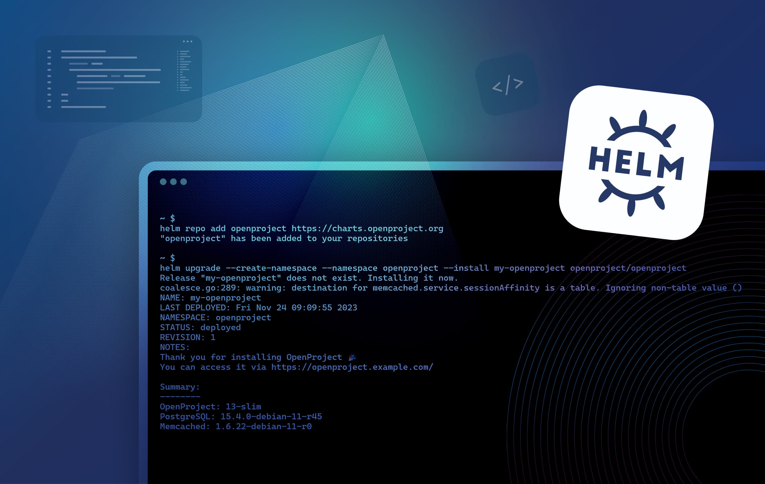 Installing OpenProject – with Helm Charts, packages and Docker Installing OpenProject – with Helm Charts, packages and Docker