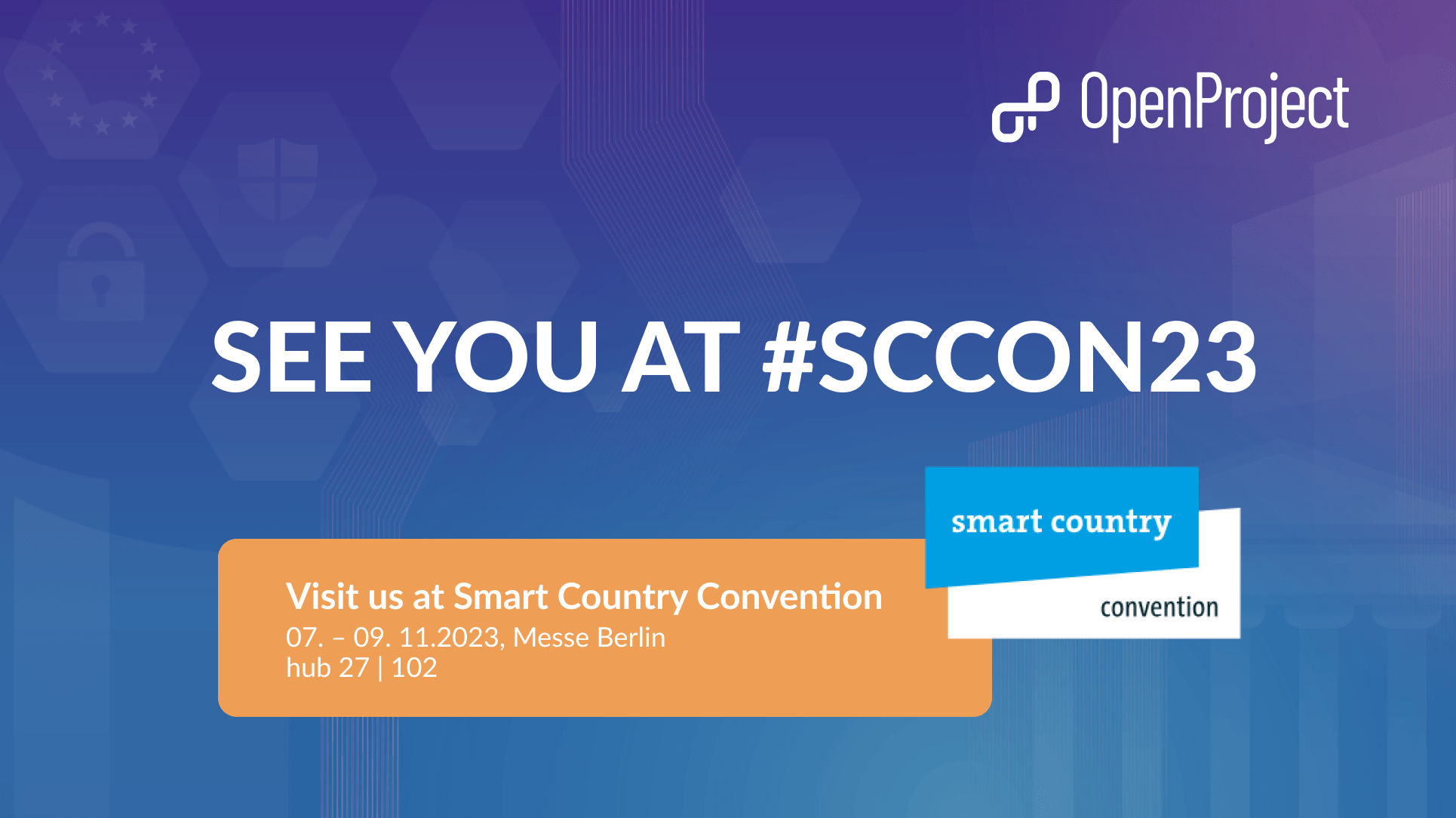 Meet us in Berlin at the Smart Country Convention 2023 Meet us in Berlin at the Smart Country Convention 2023