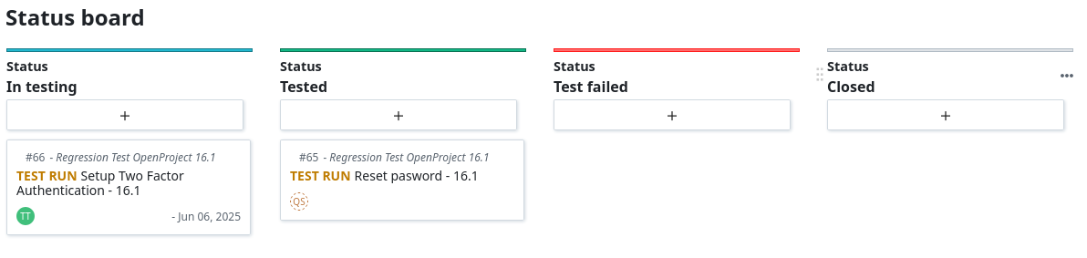 board-for-test-case-tracking