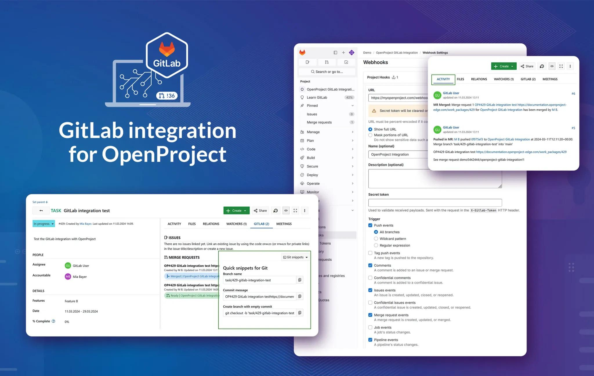 From Community plugin to official integration: OpenProject and GitLab From Community plugin to official integration: OpenProject and GitLab