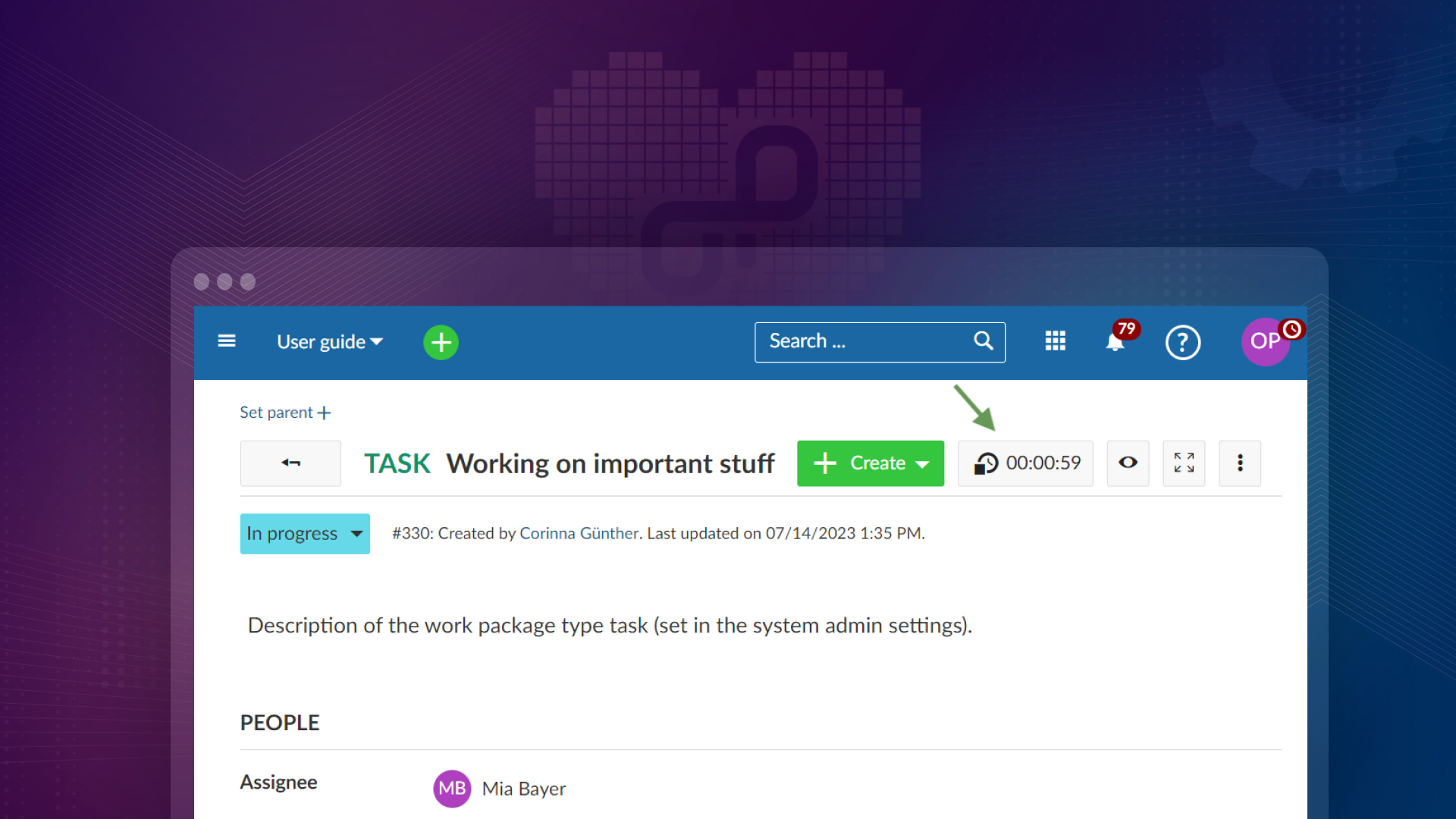 Passion project: A time tracking button to simplify recording of working time Passion project: A time tracking button to simplify recording of working time