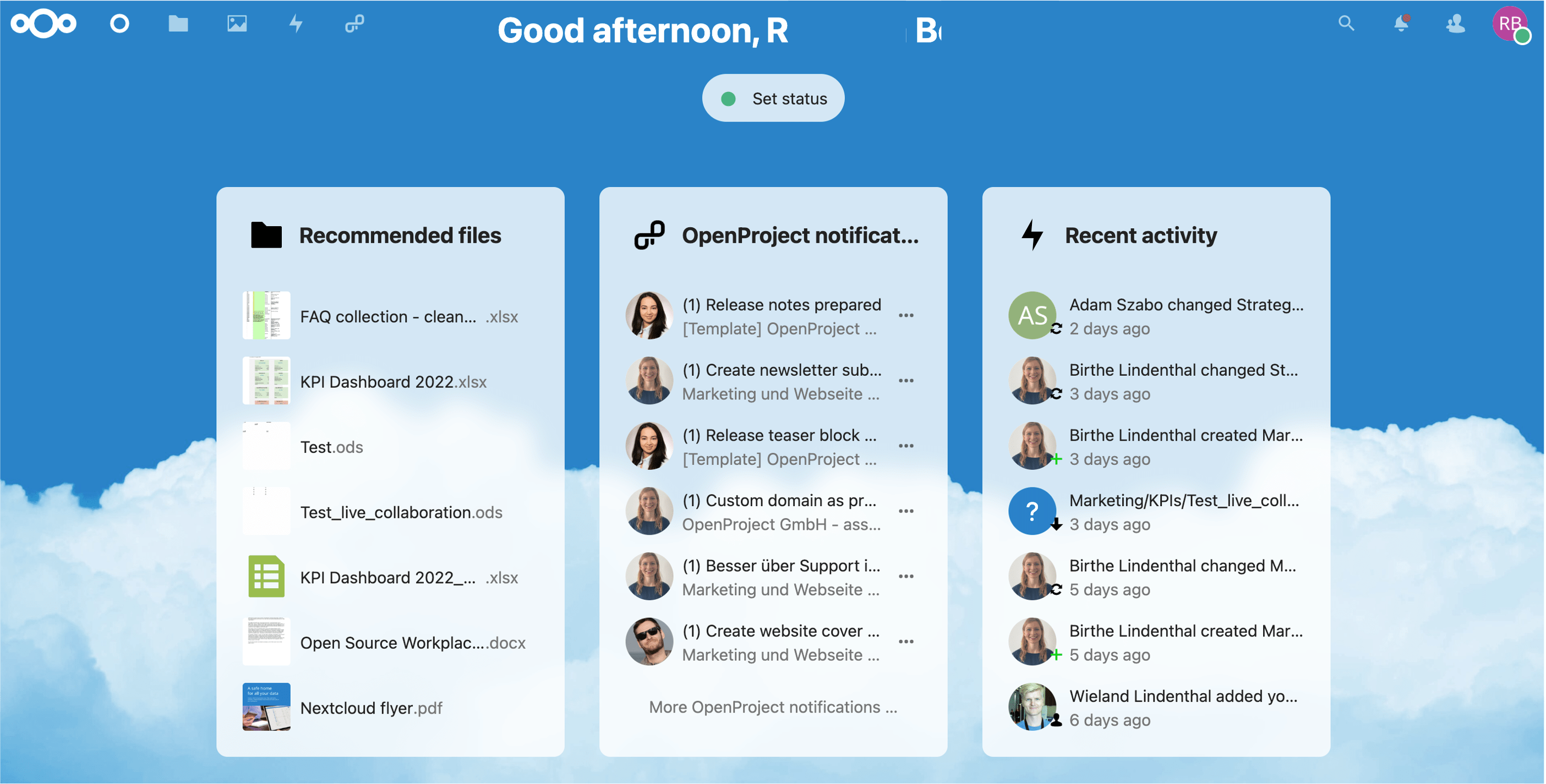 OpenProject Nextcloud integration 2.1 OpenProject Nextcloud integration 2.1