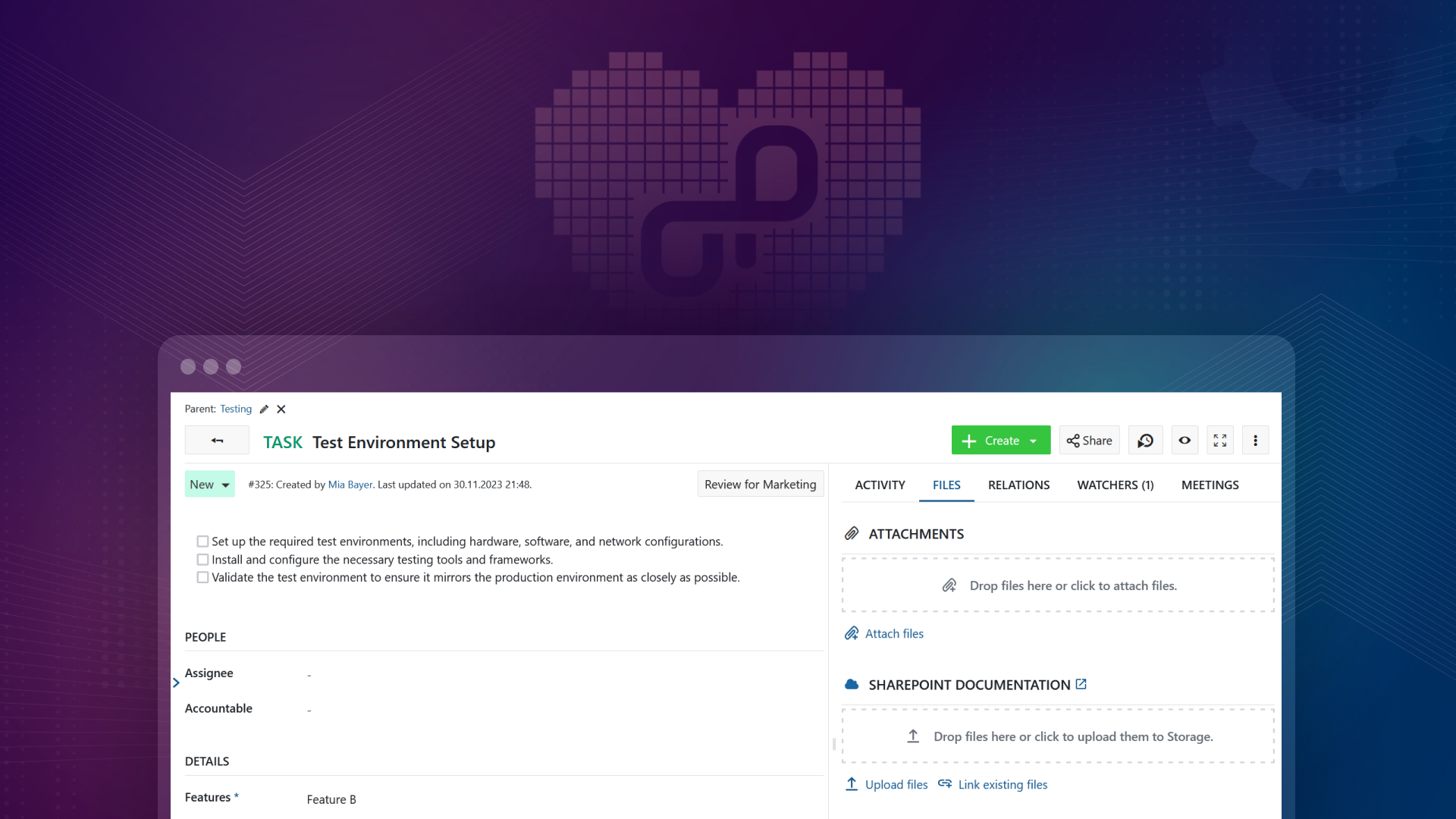 File management with OpenProject's OneDrive/SharePoint integration File management with OpenProject's OneDrive/SharePoint integration