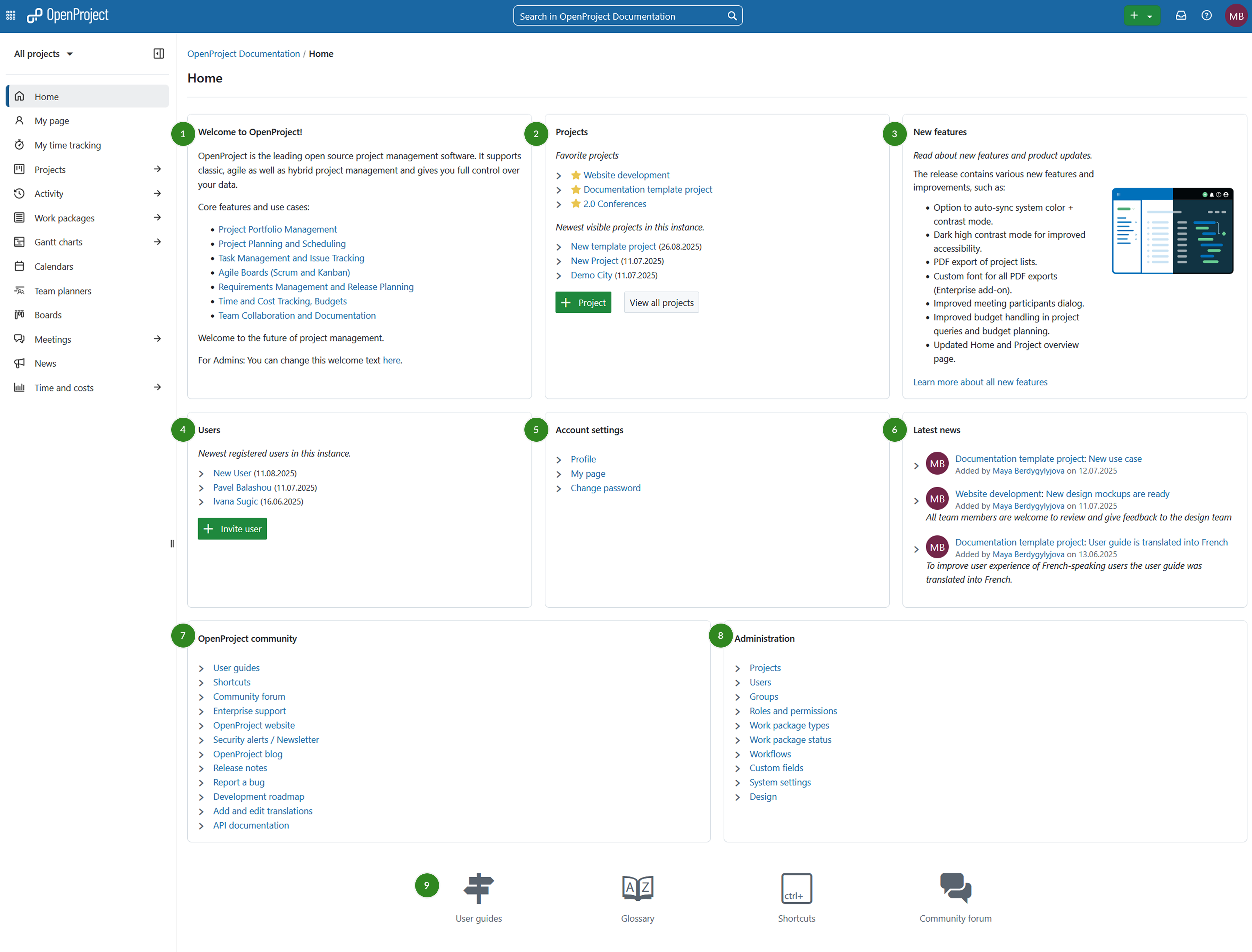User-guide-application-start-page