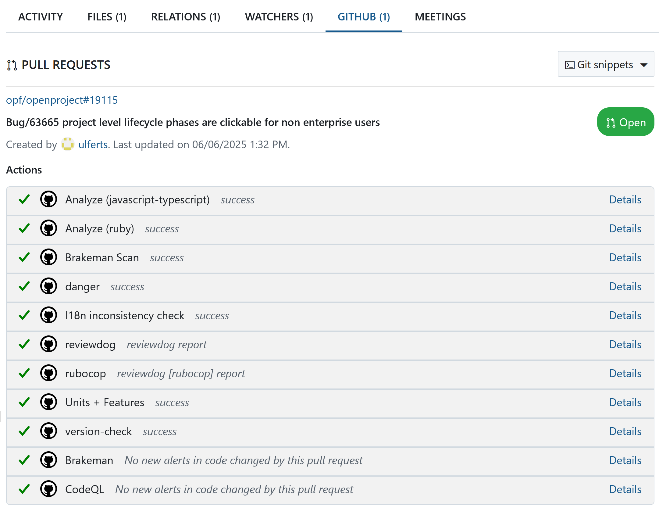 test automation integration